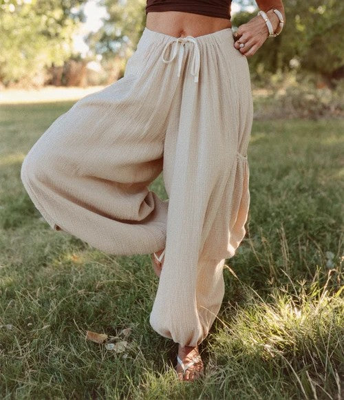 Pantalones Globo Sueltos